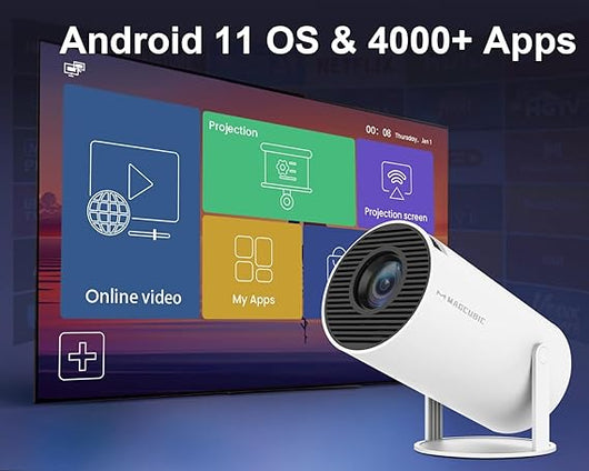 Zelmorae™ Portable Home Cinema Projector